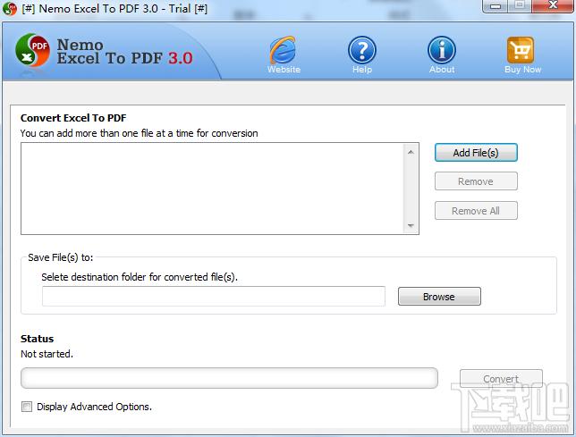 Nemo Excel To PDF,Nemo Excel To PDF下载,Excel到PDF格式转换器