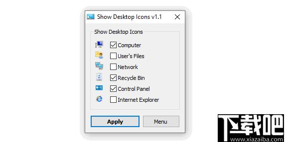 Show Desktop Icon下载,图标显示,桌面工具
